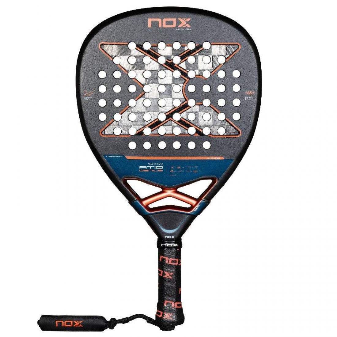 Padel Racket Nox AT10 Attack 18K Alum 2025 by Agustin Tapia