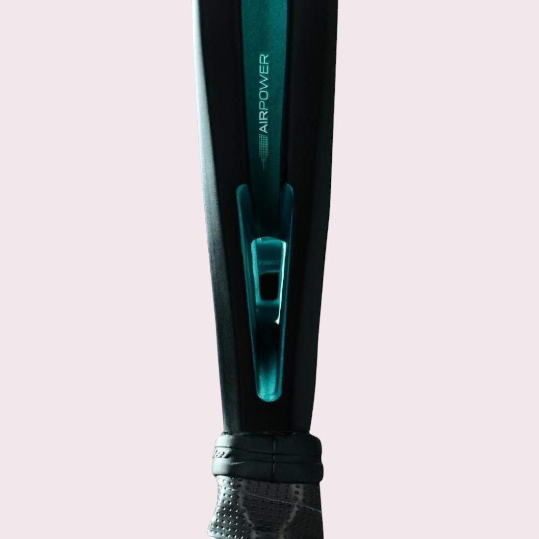 padelpickleball.store Bullpadel Hack 04 Hybrid 2025 padel racket with black and teal carbon fiber design
