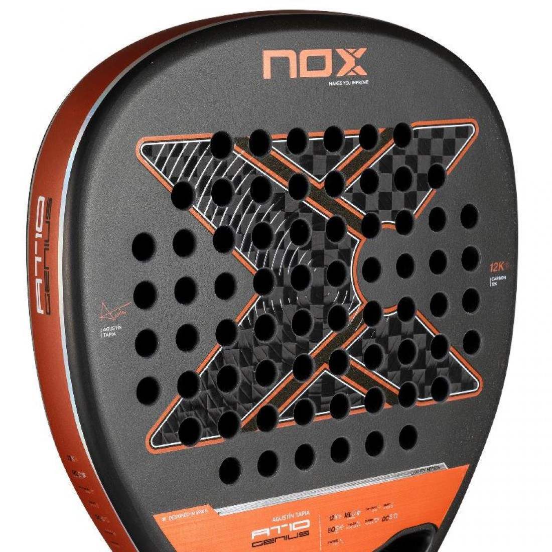 Padel Racket Nox AT10 Genius Attack 12K Alum 2025